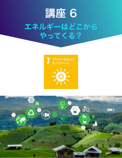 講座6　エネルギーはどこからやってくる？