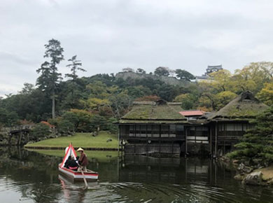 国宝彦根城 玄宮園迎賓船