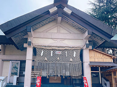 青森市廣田神社のじゃんばら
