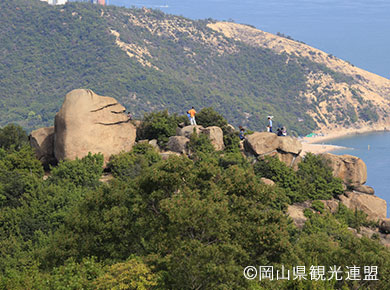 王子ヶ岳（ニコニコ岩）