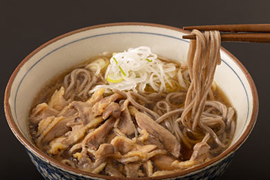 冷たい肉そば