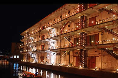 小樽市 旧北海製罐第3倉庫の夜景