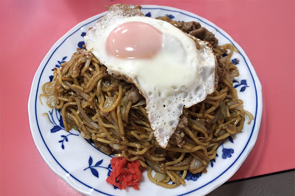 相模原市上溝地区のソウルフード 鉄板焼きそば