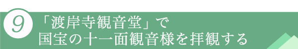 ９．「渡岸寺観音堂」で国宝の十一面観音様を拝観する