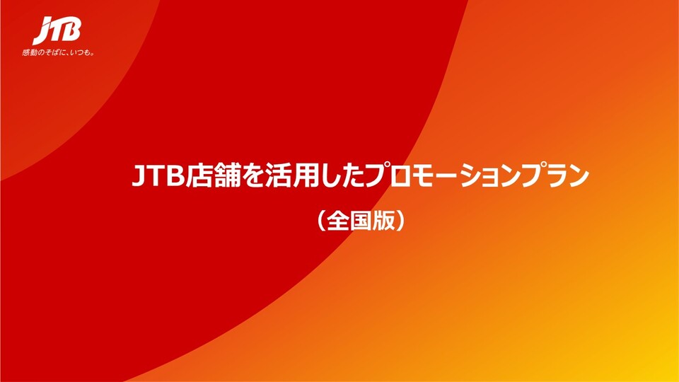 JTB店舗での販促サービス