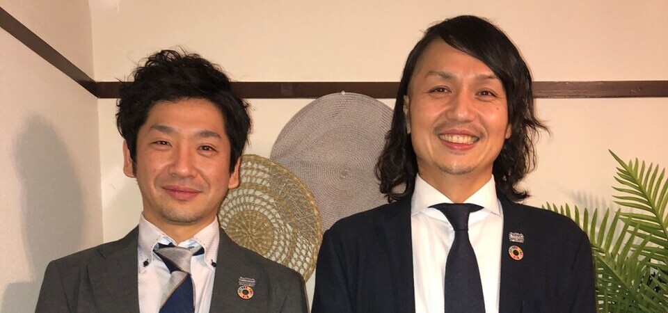 日本たばこ産業株式会社 渉外企画室 次長代理 加藤 達也 氏(右) 課長代理 一ノ瀬 亮 氏(左)